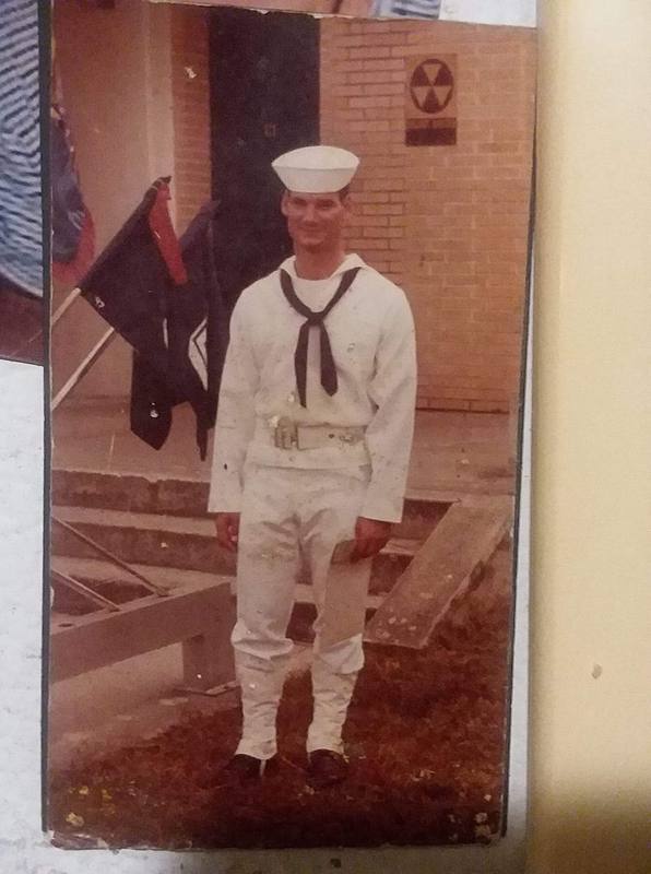 Michael Leathers — US Navy graduation, RTC Orlando FL, 1982